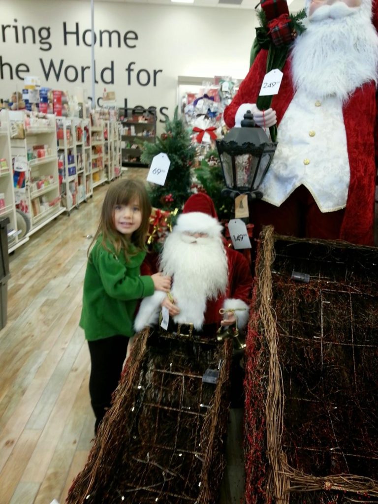 Santa Claus - shopping