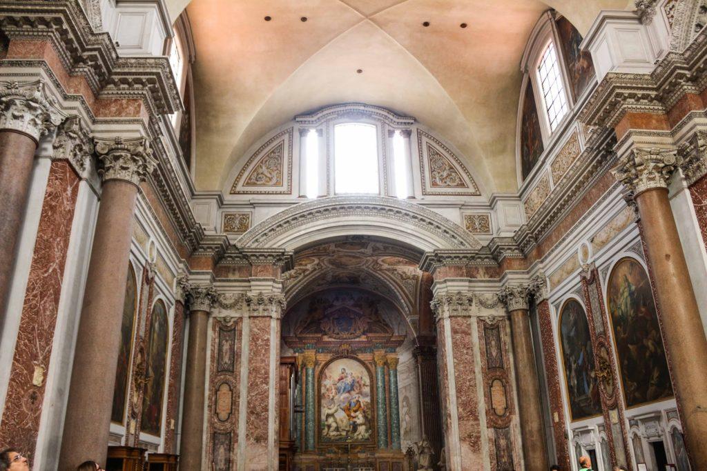 Interior of Basilica Santa Maria degli Angeli and dei Martiri
