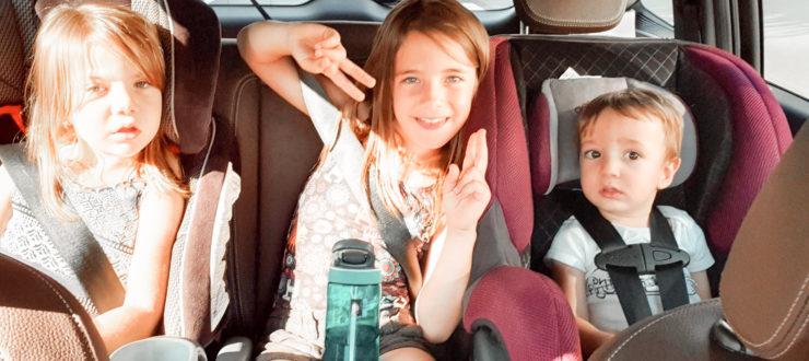 Children at back seat
