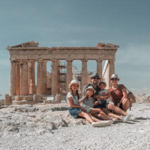 Family in Parthenon